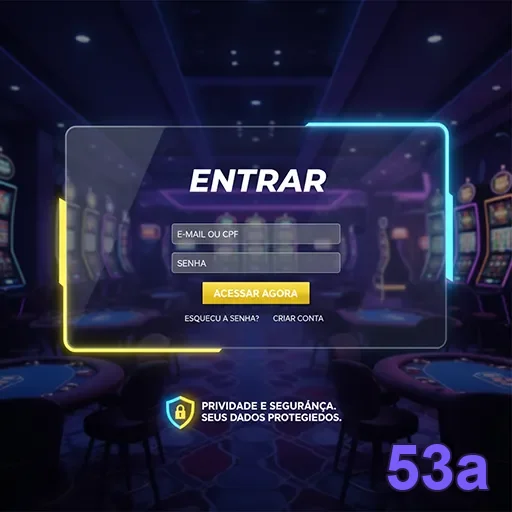 Tela de login 53a com escudo de privacidade